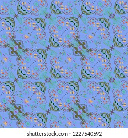 Amazing gradient multicolor abstract background pattern seamless.