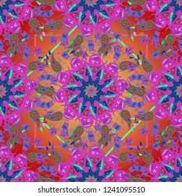 Amazing gradient multicolor abstract background pattern seamless.