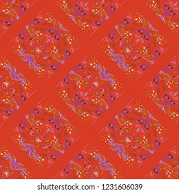 Amazing gradient multicolored abstract background pattern seamless.