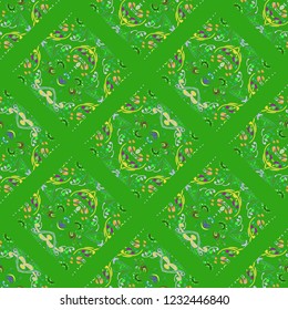 Amazing gradient multicolored abstract background pattern seamless.