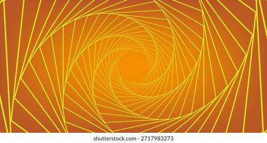 Increíble efecto espiral de semitono. Abstractas círculos punteados de colores. Puntos de forma redonda. Fondo punteado espiral, icono. Elemento de diseño de Vector editable