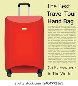 Amazing hand bag vector design