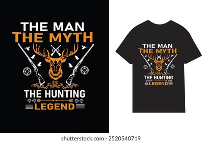 Amazing Hunting is a vector T-shirt design
