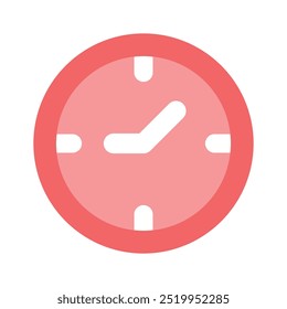 Increíble icono de reloj en estilo de diseño moderno