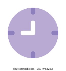 Amazing icon of clock in modern design style