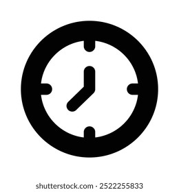 Amazing icon of clock in modern design style