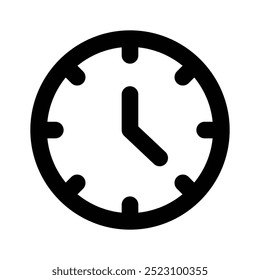 Erstaunliche Ikone der Uhr im modernen Designstil