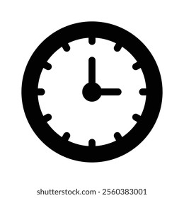 Amazing icon of clock in modern design style