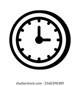 Amazing icon of clock in modern design style