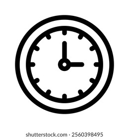 Amazing icon of clock in modern design style