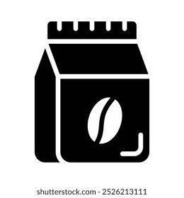 An amazing icon of coffee bag in modern style, premium vector