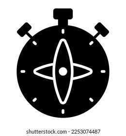 An amazing icon of compass, directional tool vector
