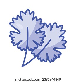 Amazing icon of coriander in trend design style, ready to use vector