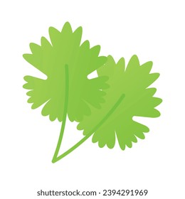 Amazing icon of coriander in trend design style, ready to use vector