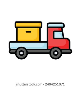 An amazing icon of express delivery in modern design style