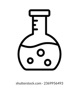 An amazing icon of flask in modern style, ready to use vector, laboratory flask