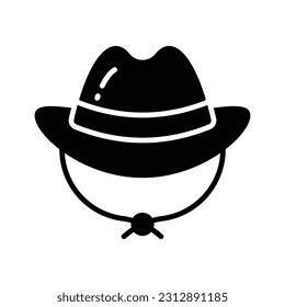 An amazing icon of hat in editable style isolated on white background