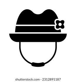 An amazing icon of hat in editable style isolated on white background