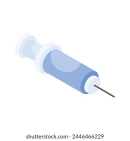 An amazing icon of injection in modern isometric style, ready to use and download