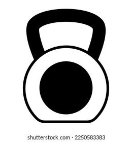 Amazing icon of kettlebell for premium use, weighting girya