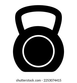 Amazing icon of kettlebell for premium use, weighting girya