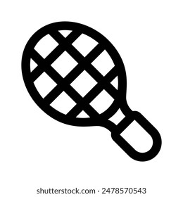 An amazing icon of squash racket, easy to use and download