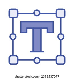 An amazing icon of text tool in flat style, ready to use icon