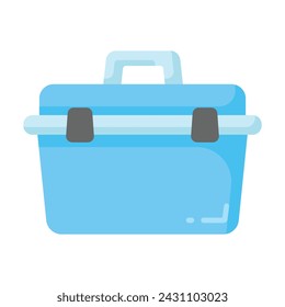 An amazing icon of tool box in trendy design style