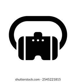 An amazing icon of vr goggles, ready to use vector
