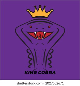 
Amazing king cobra mascot design, Editable vector file for your brand or any graphic needs