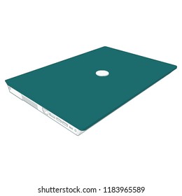 Amazing Laptop Closed perspective angle camera view detailed artwork agp graphics hdmi usb power ports visible