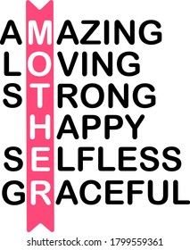 Amazing Loving Strong Happy Selfless Graceful quote