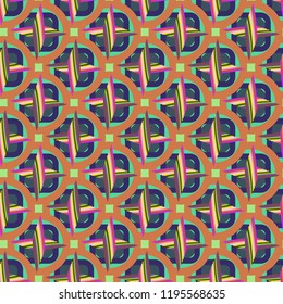 Amazing magian abstract background multicolor seamless.