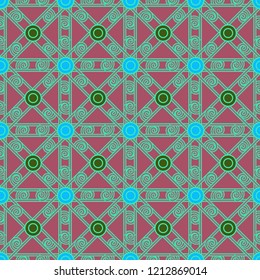 Amazing magian abstract background multicolor seamless.