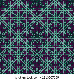 Amazing magic abstract background multicolor seamless.
