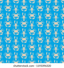 Amazing magical background animal crab clam.