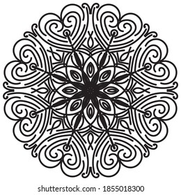 Amazing Mandala art pattern background