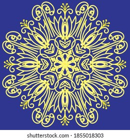 Asombroso fondo de patrones de arte de Mandala