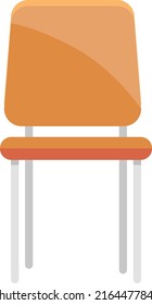 amazing minimal flat arm chair icon concept illustration 