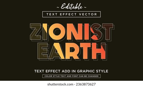 Erstaunlicher und modern aussehender Texteffekt-Stil 