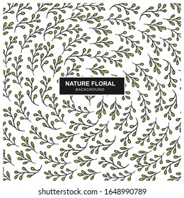 amazing natural floral background template