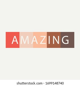 Amazing nature slogan graphic vector print lettering for t shirt print design.