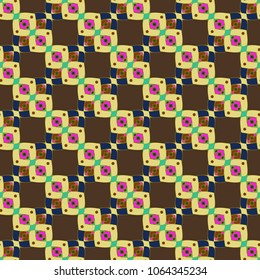 Amazing new abstract colorful seamless cube background.