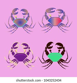 Amazing new animal crab multicolor.