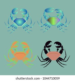 Amazing new animal crab multicolor.