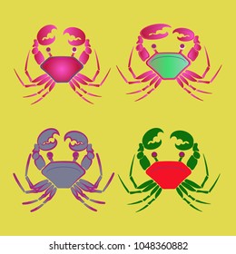 Amazing new animal crab multicolor.