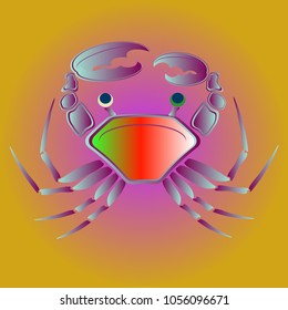 Amazing new animal crab multicolor.