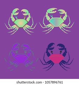 Amazing new animal crab multicolor.
