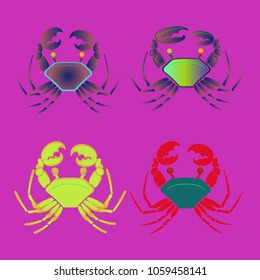 Amazing new animal crab multicolor.