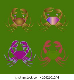 Amazing new animal crab multicolor.